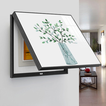 Electric meter box decorative painting non-perforated green plant distribution box covering box modern simple fresh power switch box hanging painting