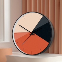 Nordic creative living room wall wall clock home clock simple modern atmosphere fashion tide quartz clock Wall watch watch