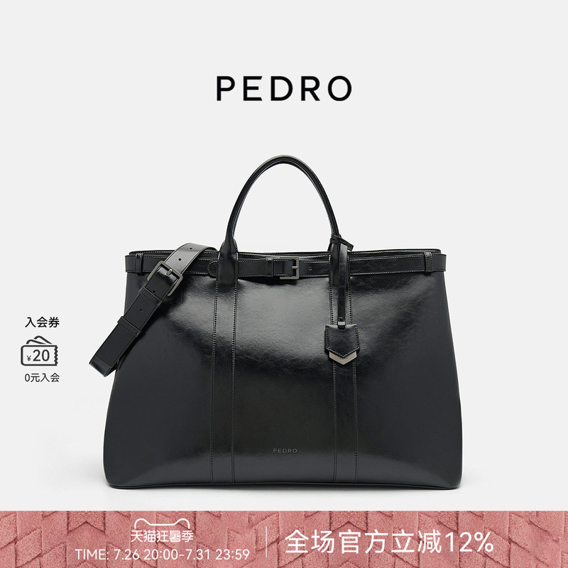 Pedro Large-Capacity Handbag New Men's Bag Light Point Series Travel Bag Business Trip Bag Pm2-25210266