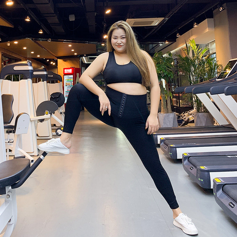 Large size Fat mm 90% yoga pants bodybuilding pants gym pants Inner Lap Pants Tight Pants Closeout Shark Pants Barbie Pants