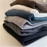 Базовое приятное телу термобелье, бархатный лонгслив, увеличенная толщина, высокий воротник, в западном стиле, облегающий крой