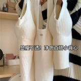 Демисезонная модная майка без рукавов, приталенный топ с чашечками, в корейском стиле