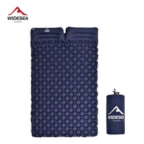 950 gr heavy double inflatable sleeping mat Widesea camping anti-damp cushion portable ultralight cushion inflatable sack