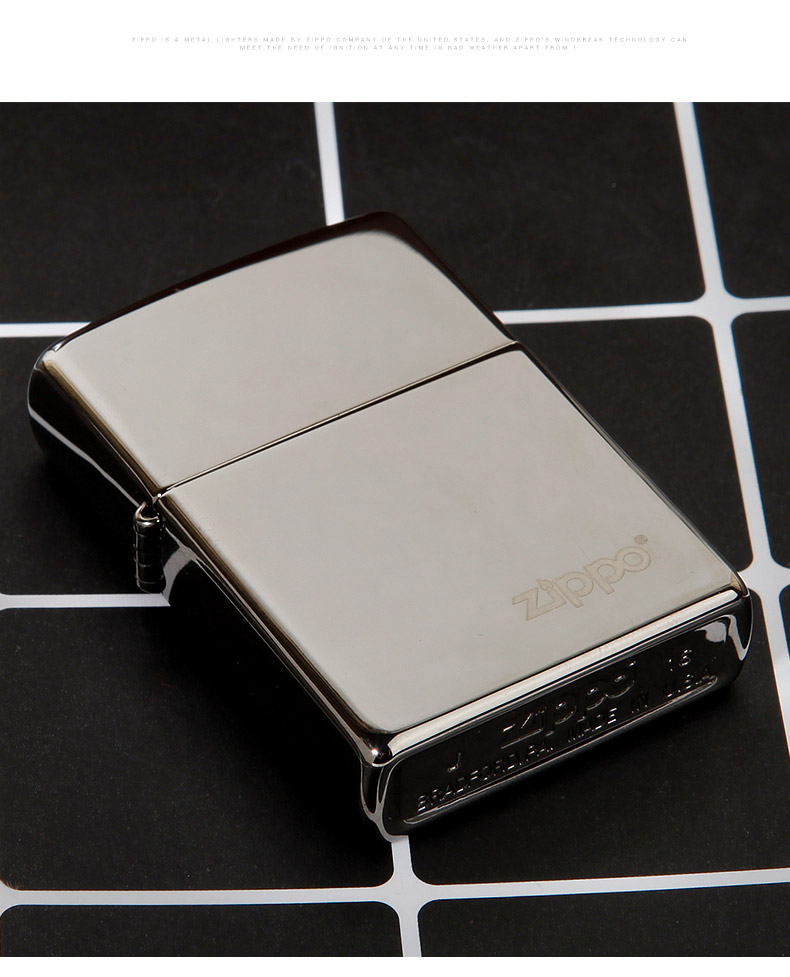 美国原产 Zippo 经典黑冰打火机 图9