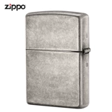 Официальный флагманский магазин Zippo беременен антикварной серебряной подарочной коробкой ветропроницаемой уголь и нефти, более легкой 121FB США, версия оригинальной версии оригинальной версии