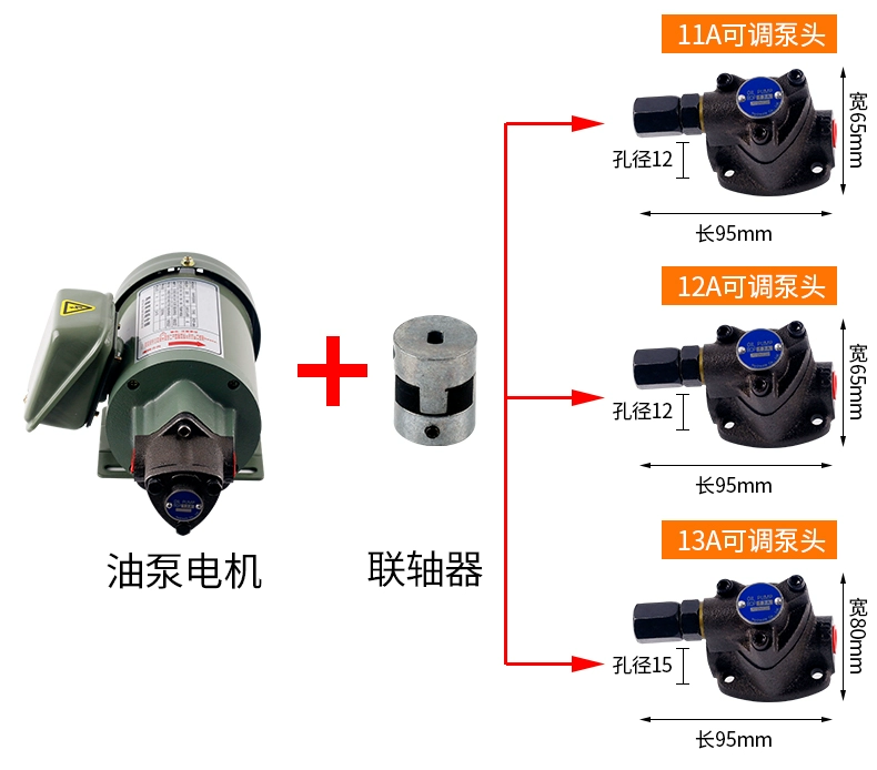 Thủy Lực Bánh Răng Bơm Dầu Điện Cycloid Bơm Bôi Trơn Động Cơ Bơm TOP11A12A13A Cao Cấp Máy Tam Giác Điện Bơm Dầu bộ bơm thủy lực cách lắp bơm thuỷ lực