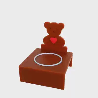 Spot Mobile Friends# Korea OOPS MY DOG Bear Pet Bowl rack Big Bear Bear Bear Bear