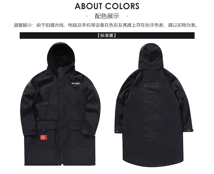 Li Ning 2019 của nam giới mới áo gió BAD loạt NĂM bóng rổ phần dài lỏng lẻo đội mũ trùm đầu thể thao mùa xuân - Áo gió thể thao áo gió nam adidas