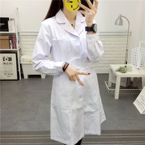 Memeath Care Nurses Long sleeves Winter Clothing and Costume Doll Collar White Grand divintage Herbal Medicine Shop Working Clothes Woman