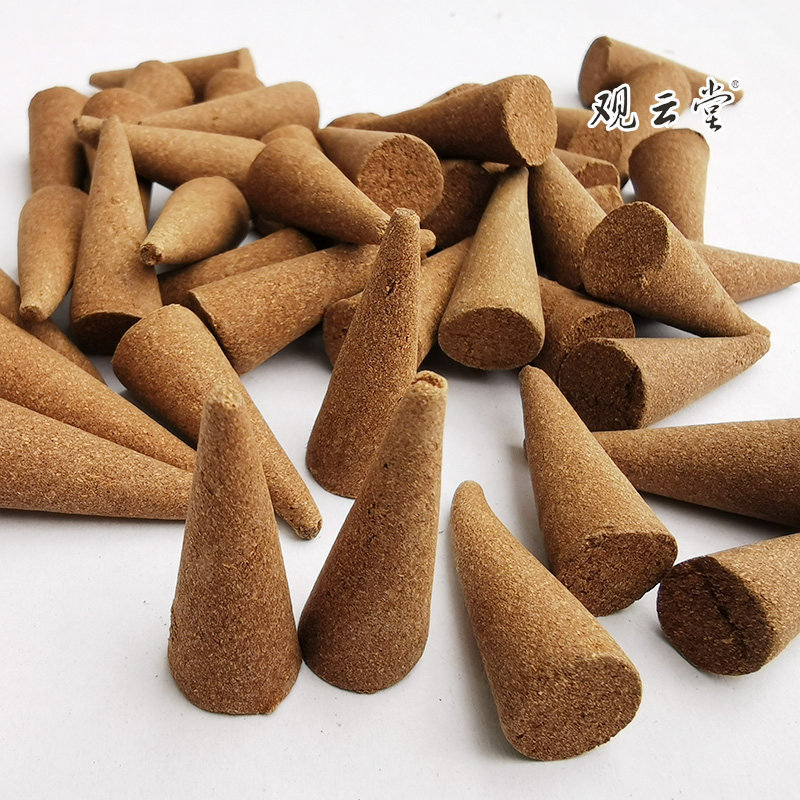 Guanyuntang and incense cone herbal medicine fragrant tower incense traditional ancient recipe preparation Xizhai Yayi single grain 1 gram burn for 20 minutes