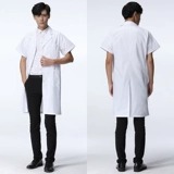 Униформа врача подходит для мужчин и женщин, летний белый халат для работы, короткий рукав