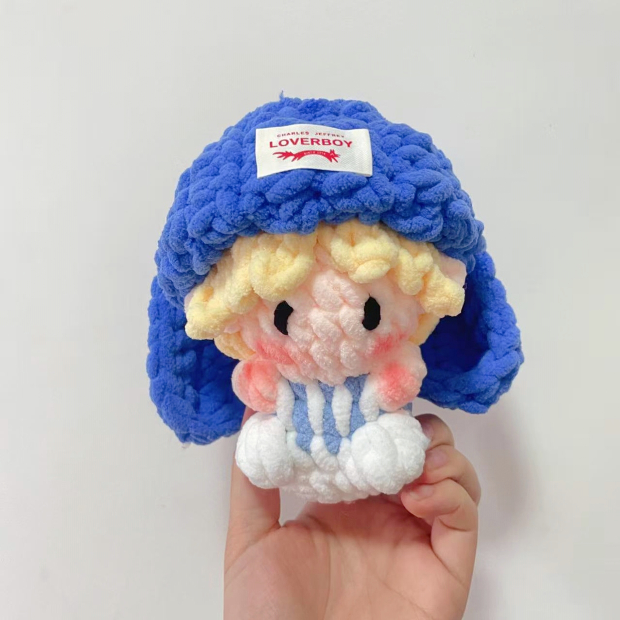 華晨宇の周辺かわいい手作りかぎ針編み人形、大きな鼻ゼリーキャンディー完成バッグペンダント手作りギフト完成
