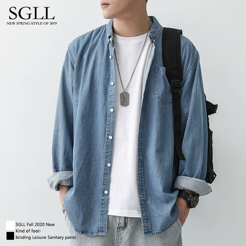 Демисезонная трендовая рубашка, японская куртка для отдыха, изысканный стиль