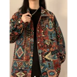 Ретро осенняя рубашка, куртка для влюбленных, в американском стиле, изысканный стиль