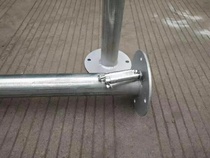 Flash warning light 89 pole traffic sign guide board steel pipe galvanized pipe wide-angle lens post 76 pole