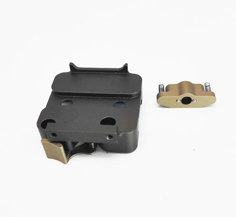 Aimtac Three-Point Alignment Nerf 558 Exps Holographic Laser Engraving Base Processing