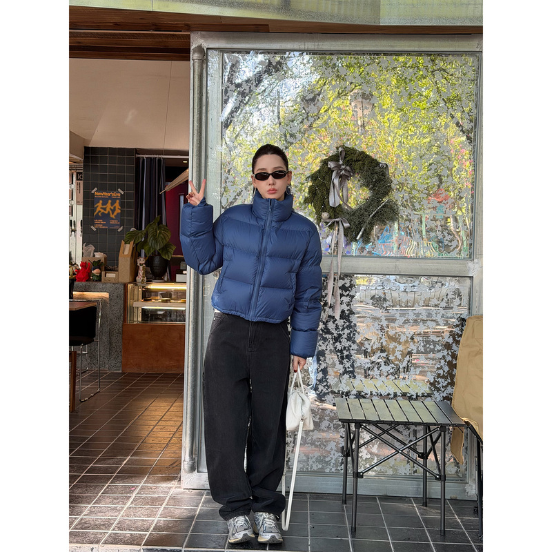 Polish Ice Lake 90 White Duck down Lightweight Wrinkled Puff down Jacket Versatile down Coat Ph2630