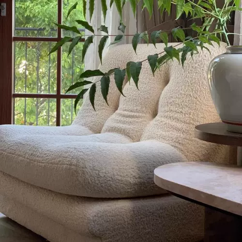 Минималистичный дизайнерский диван для отдыха, ткань для гостиной