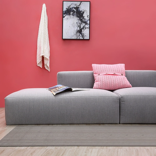 Ткань, современный минималистичный диван для гостиной, вилла для отдыха, простой и элегантный дизайн, из хлопка и льна