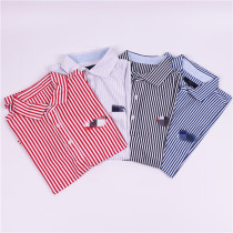 Day Single Golf Men Long Sleeve Short Sleeve 2019 Spring Summer Quick Dry Stretch Fabric Dark Jacquard Stripes