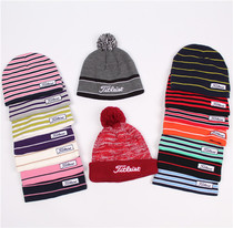 Golf hat men and womens universal winter warm windproof knitted hat original single