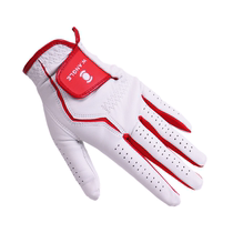 Golf Gloves Women Womens Lambskin Soft Wear-resistant Non-slip High Elastic Lycra Splice