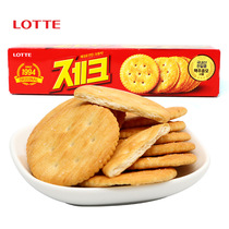Korea Imports LOTTE Letian Little Jack Salty Biscuits 100g Independent Packaging Office Leisure Little snacks