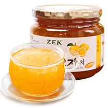 Korea Imported Food Zek Honey Pomace Tea 580g Bottled Breakfast Bread Daubing Fruit Jam Afternoon Tea Drinks