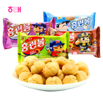 Sea Tail sandwich bubble fuffle ball biscuits 46g Chocolate tiramisu taste Children EXO side Burian with the same snacks
