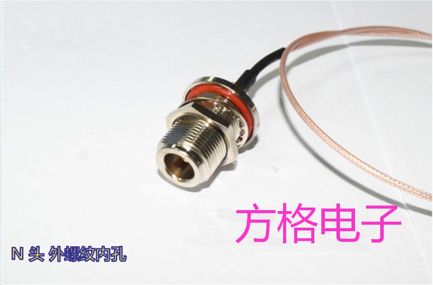 FRP N - head antenna wire N - Bus needle rotates IPEX coaxial line waterproof N - head RG178 silver plating line