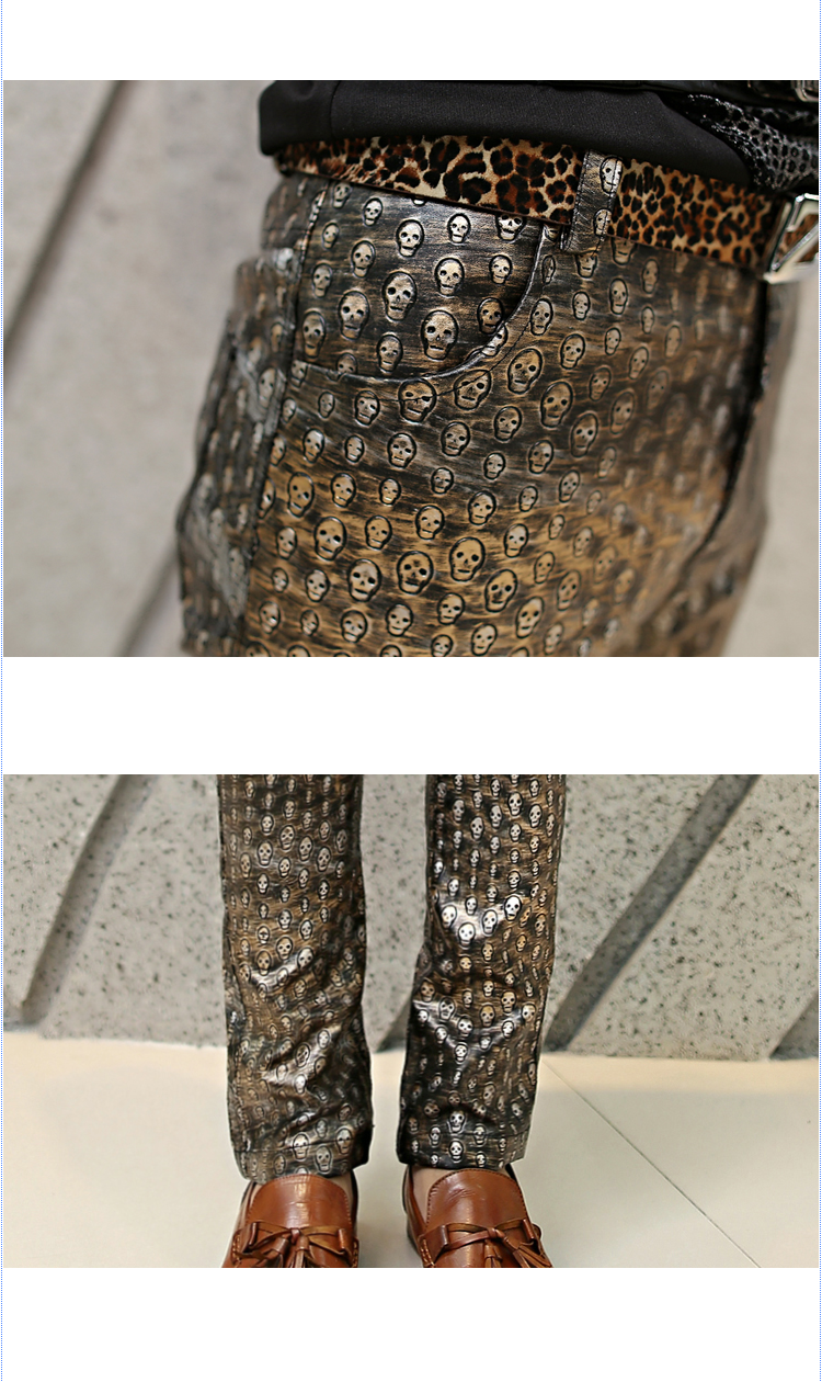 Pantalon cuir homme pour jeunesse pour automne - Ref 1491363 Image 14