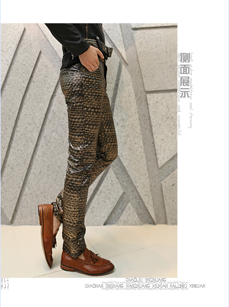 Pantalon cuir homme pour jeunesse pour automne - Ref 1483684 Image 8