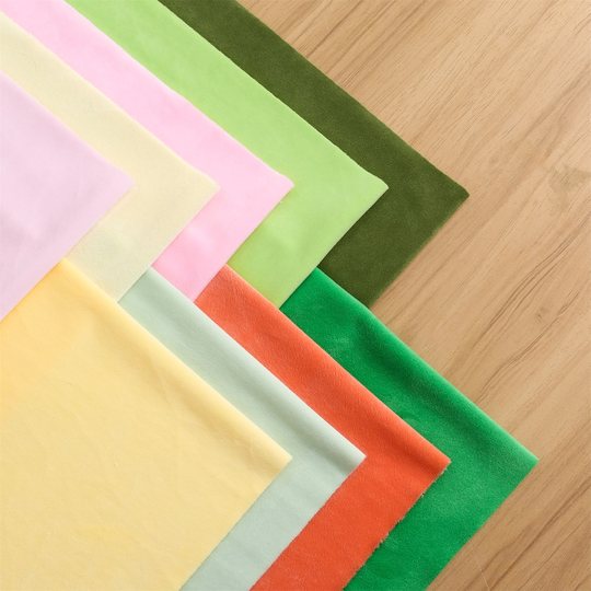 Crystal Ultra-Soft 1mm Doll Fabric DIY Handmade Material Short-Haired Doll Skin Cloth Toy Velvet Counter Clothing