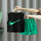 Летняя одежда, комплект, детский тонкий летний жилет без рукавов, популярно в интернете, детская одежда