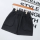 Quần short len ​​nữ mùa đông cạp cao quần ống rộng 2018 mới Hàn Quốc phiên bản hoang dã mặc mùa thu đông và bốt dày