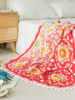 Sister Su Su’s beautiful Mucha patchwork blanket weaving handmade DIY yarn ball blanket material package to pass the time