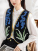 Sister Su Su’s iris vest handmade DIY knitted crochet top wool ball homemade material package