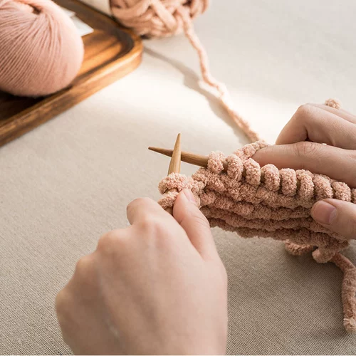 Иголка ручной работы, плетеный шарф, 35см, DIY