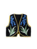 Sister Su Su’s iris vest handmade DIY knitted crochet top wool ball homemade material package
