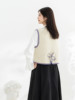 Sister Su Su’s iris vest handmade DIY knitted crochet top wool ball homemade material package