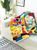 Sister Su Su's artistic pixel blanket handmade diy crochet four-strand milk cotton woven blanket material package