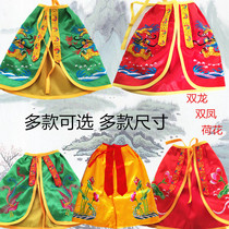 Special Buddhist Temple supplies 30cm Bodhisattva Buddha statue small cloak shawl Buddha gown statue clothes Guan Gong