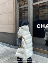 Xzz charmingl Walking down the duvet is also enough 2-color long down in the northeast and the womens fashion jacket