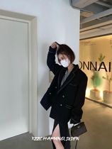 Xzz Charmingl SUGI RARE GOOD VERSION Profile Small Fragrance Black & White Suit Jacket Spring Autumn Casual West Suit