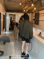 Зеленая ватная куртка Yamamoto