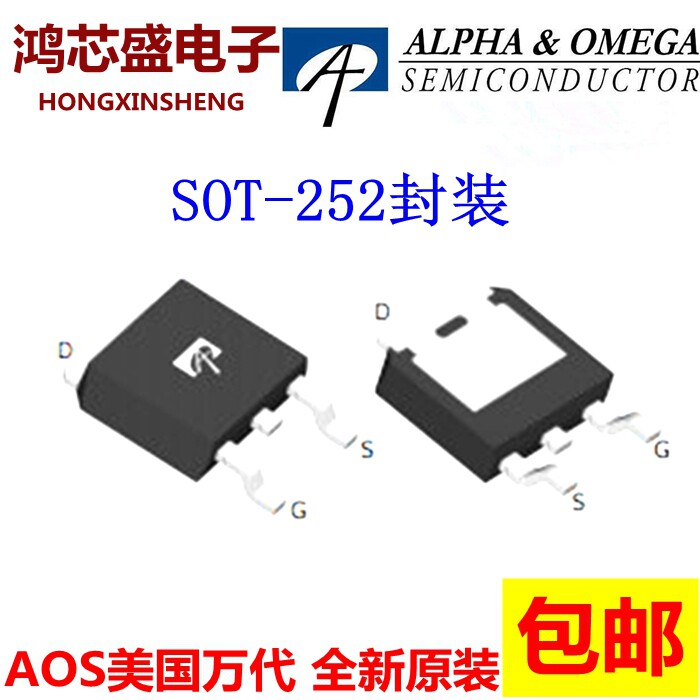 AOS original fit AOD3N80 MOSFET N-CH 800V 2 8A TO-252 TO-252 A0D3N80 D3N80