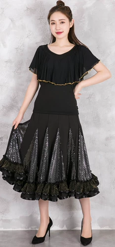 Мужская танцевальная длинная юбка последовательно современная тренировочная юбка Broken Plaza Dance Skirt Walls Dance Юбка xd_012