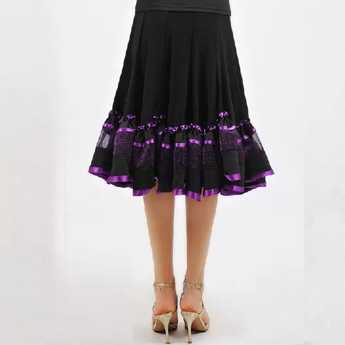 Мужская танцевальная юбка современная юбка танцевальная юбка шелковая лента кружевная юбка квадратная танцевальная юбка ледяная шелк большой танцевальный юбка Z-005