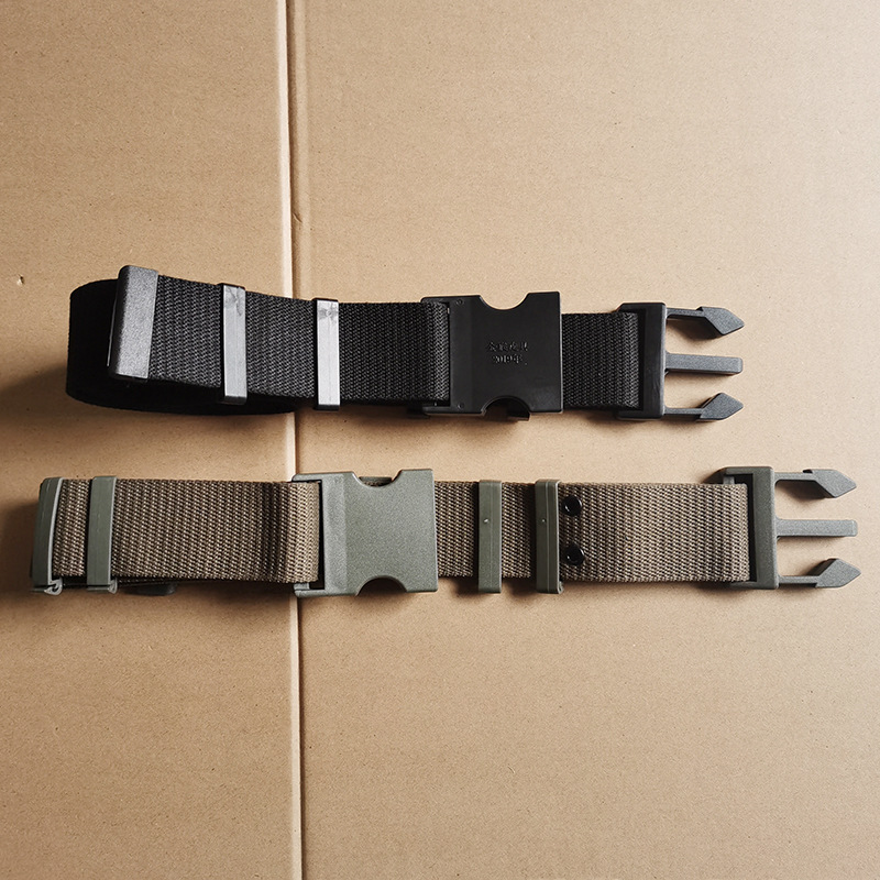 Henghui shop) Jihua 3543 woven outer belt cotton canvas buckle nylon adjustable belt