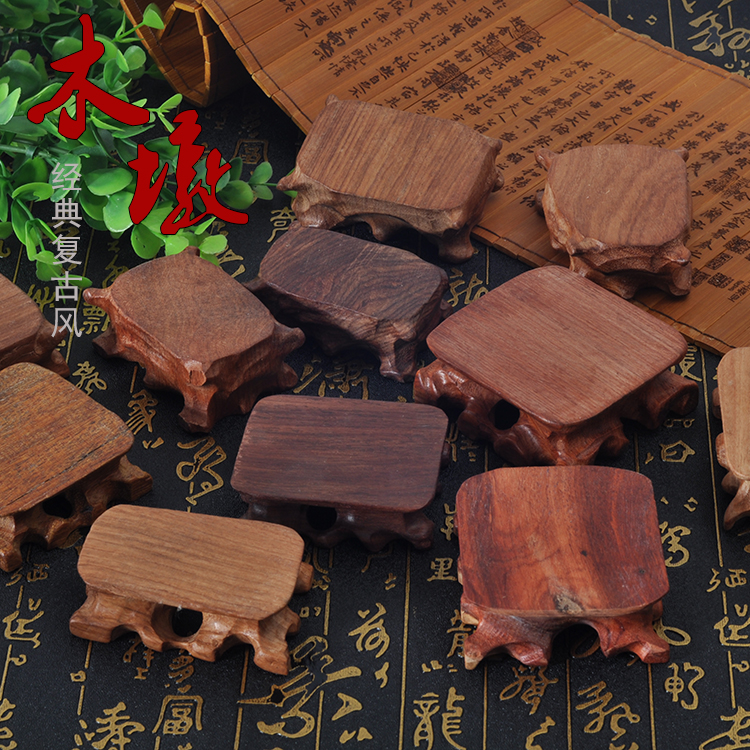 Full 45 retro solid wood small stool small wooden mound small wooden block photo background prop shop to shoot photographic props